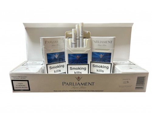 Купить Сигареты Parlament Aqua Blue Duty Free